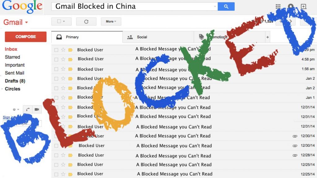 VPN Benutzer im China blockiert